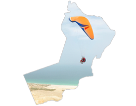 Parachuting at Six Senses Zighy Bay in Oman