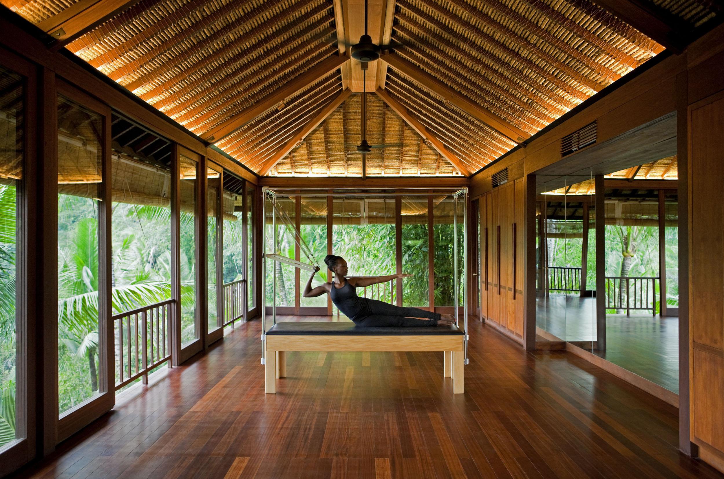 Reformer pilates at COMO Shambhala Estate