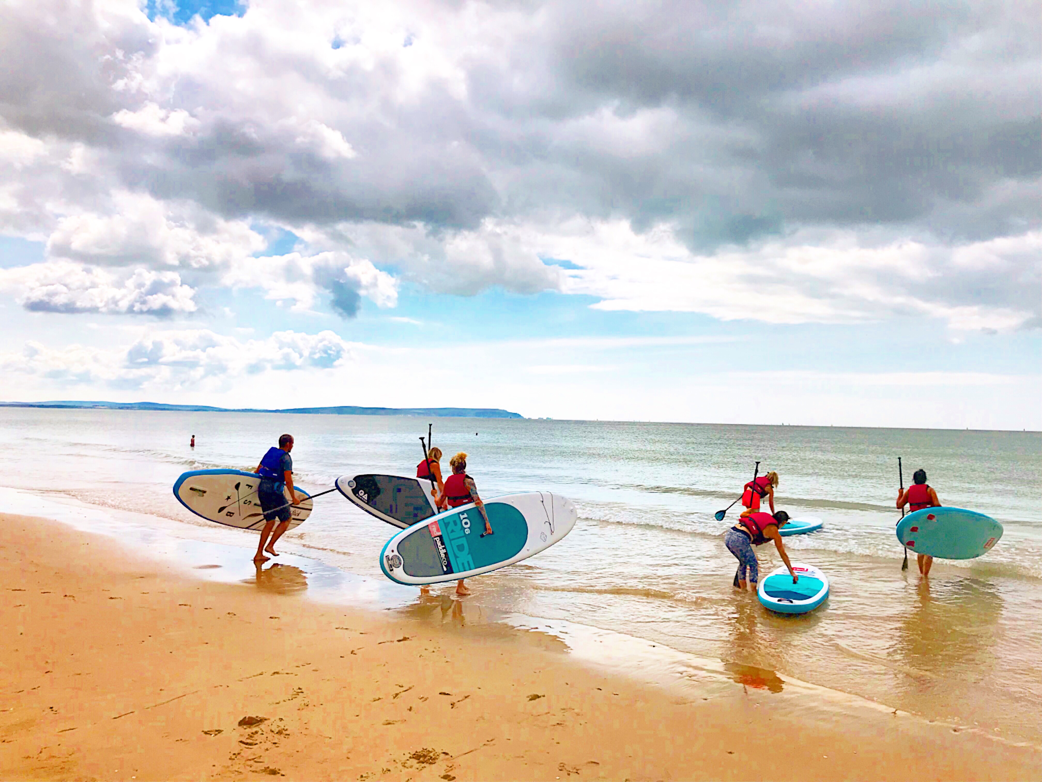 Workout away on south coast surfing