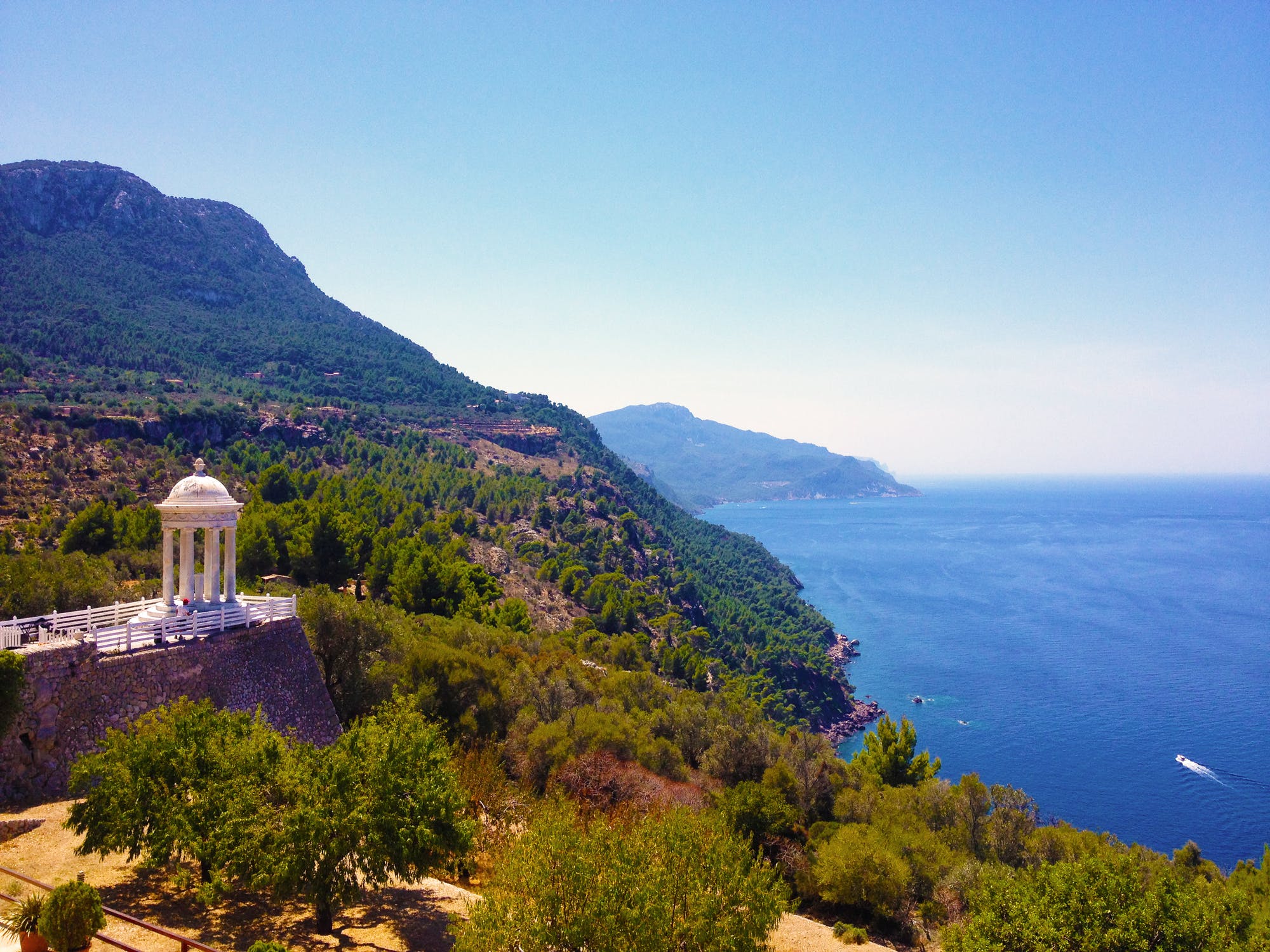 Viewpoint lookout on the Spanish Coast