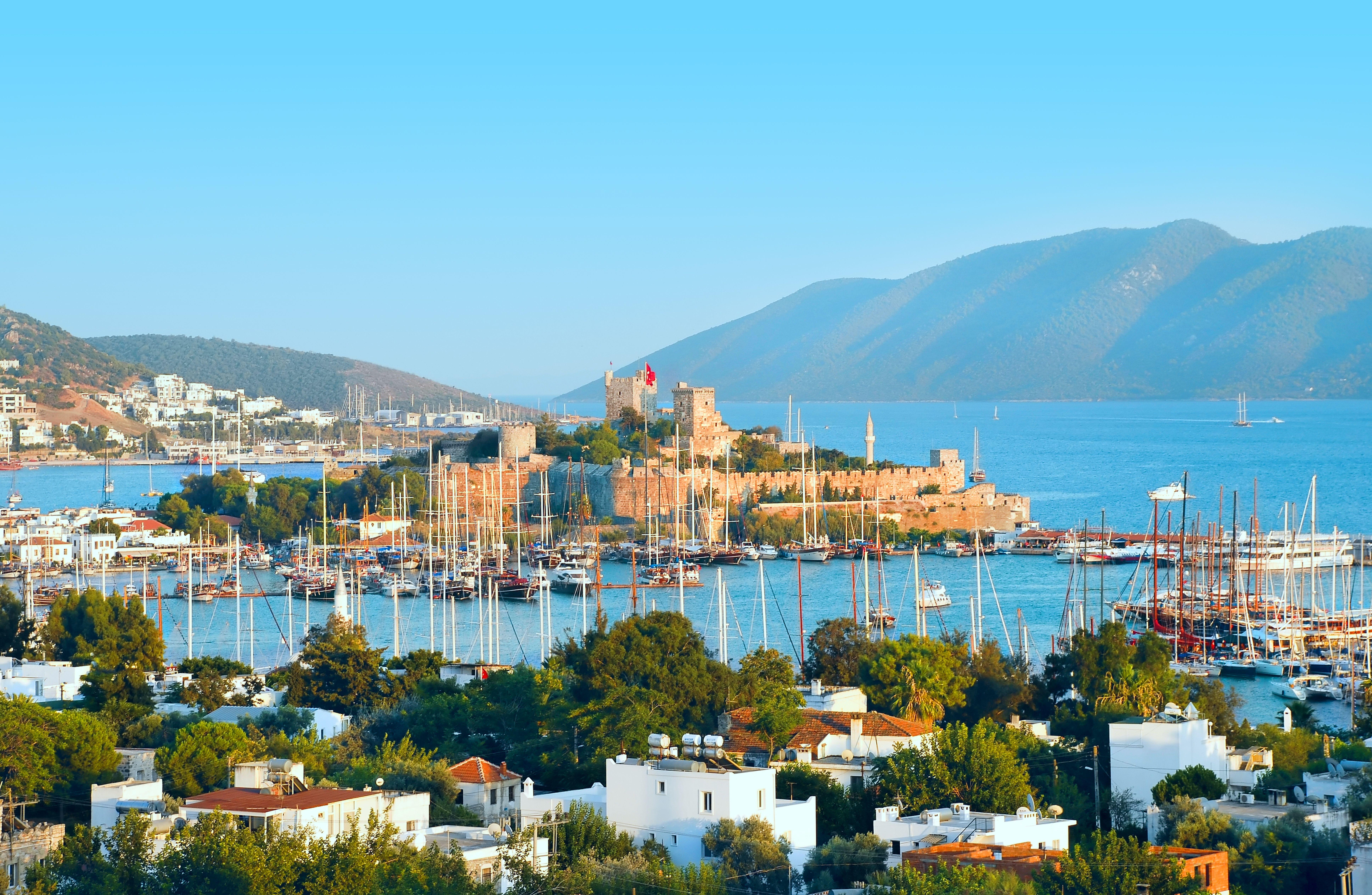 Harbour in Bodrum, Turkey