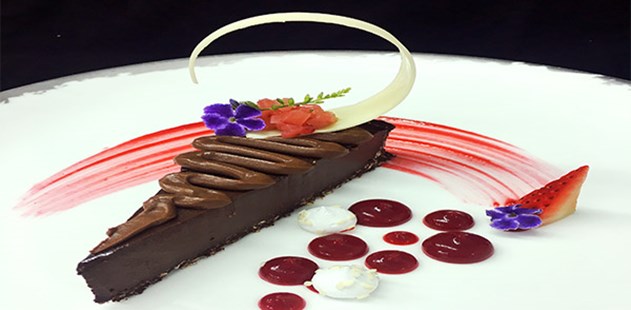 Raw Dark Chocolate Tart