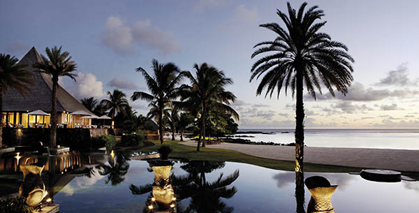 Pool at Shanti Maurice