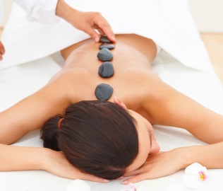 Hot stone massage