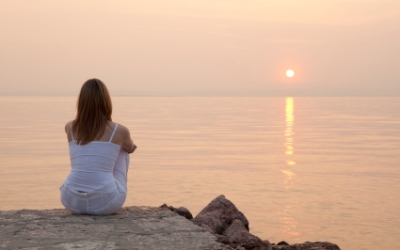 Sitting and reflecting