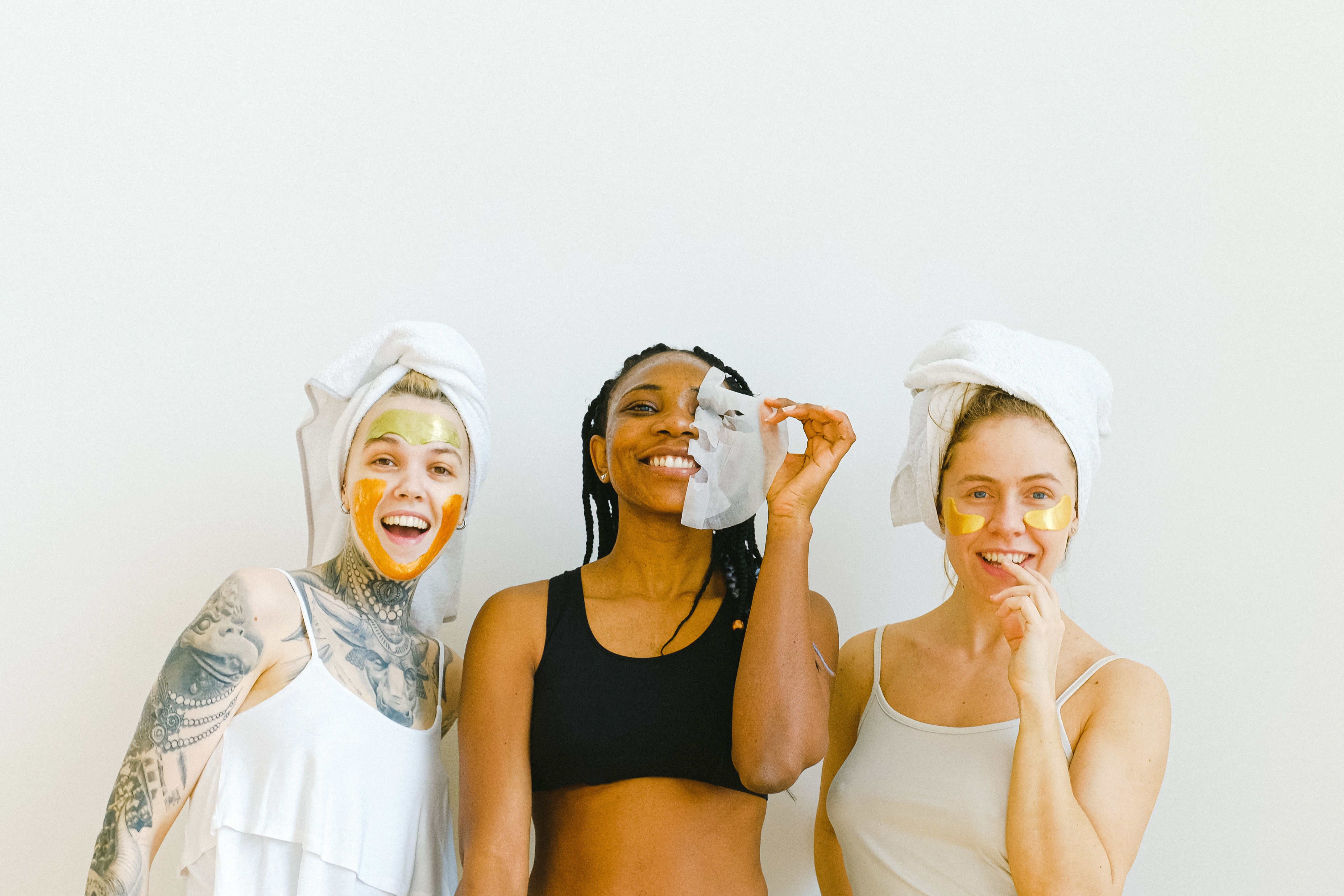 women together at the spa