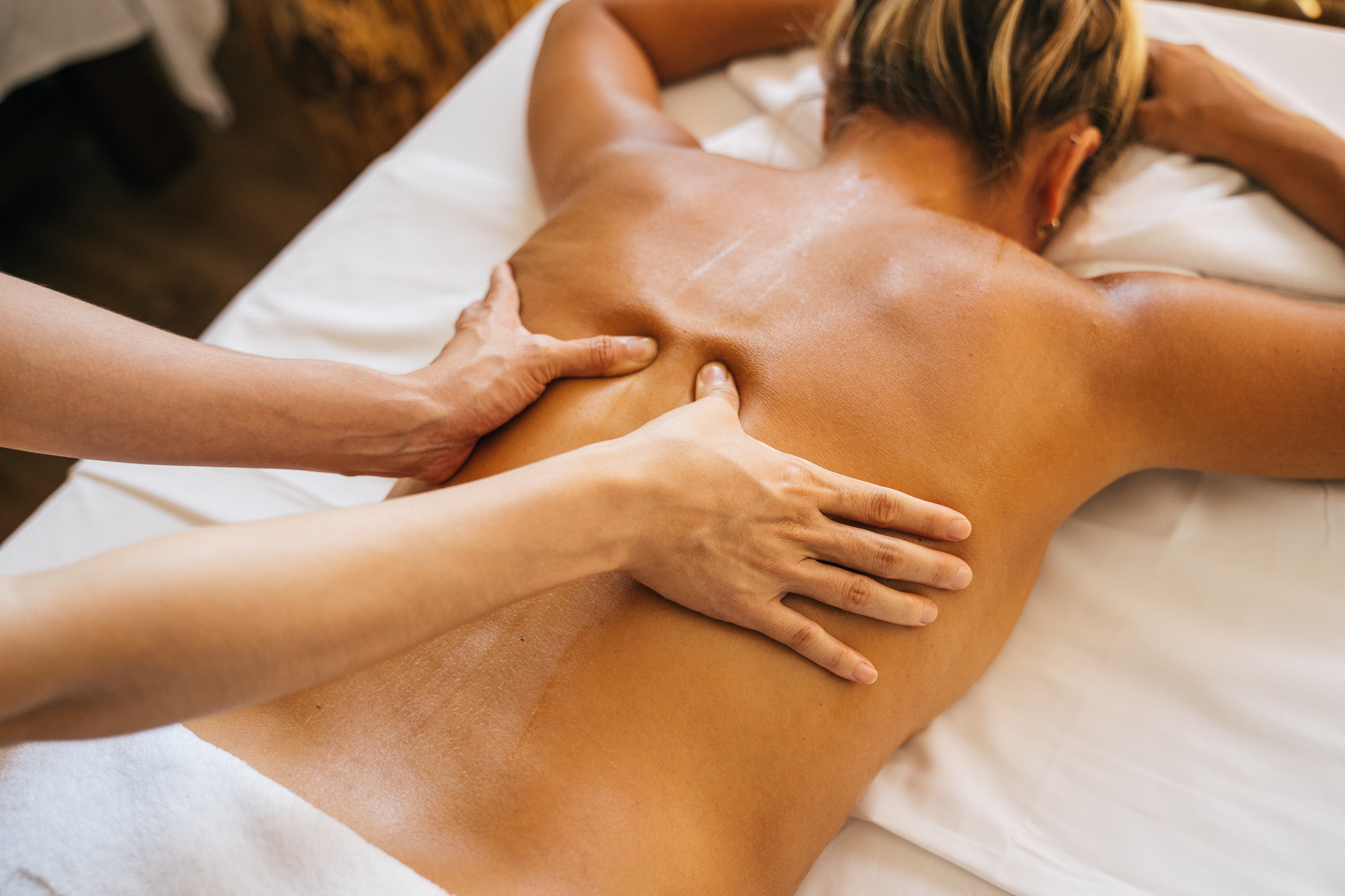 lady having a massage