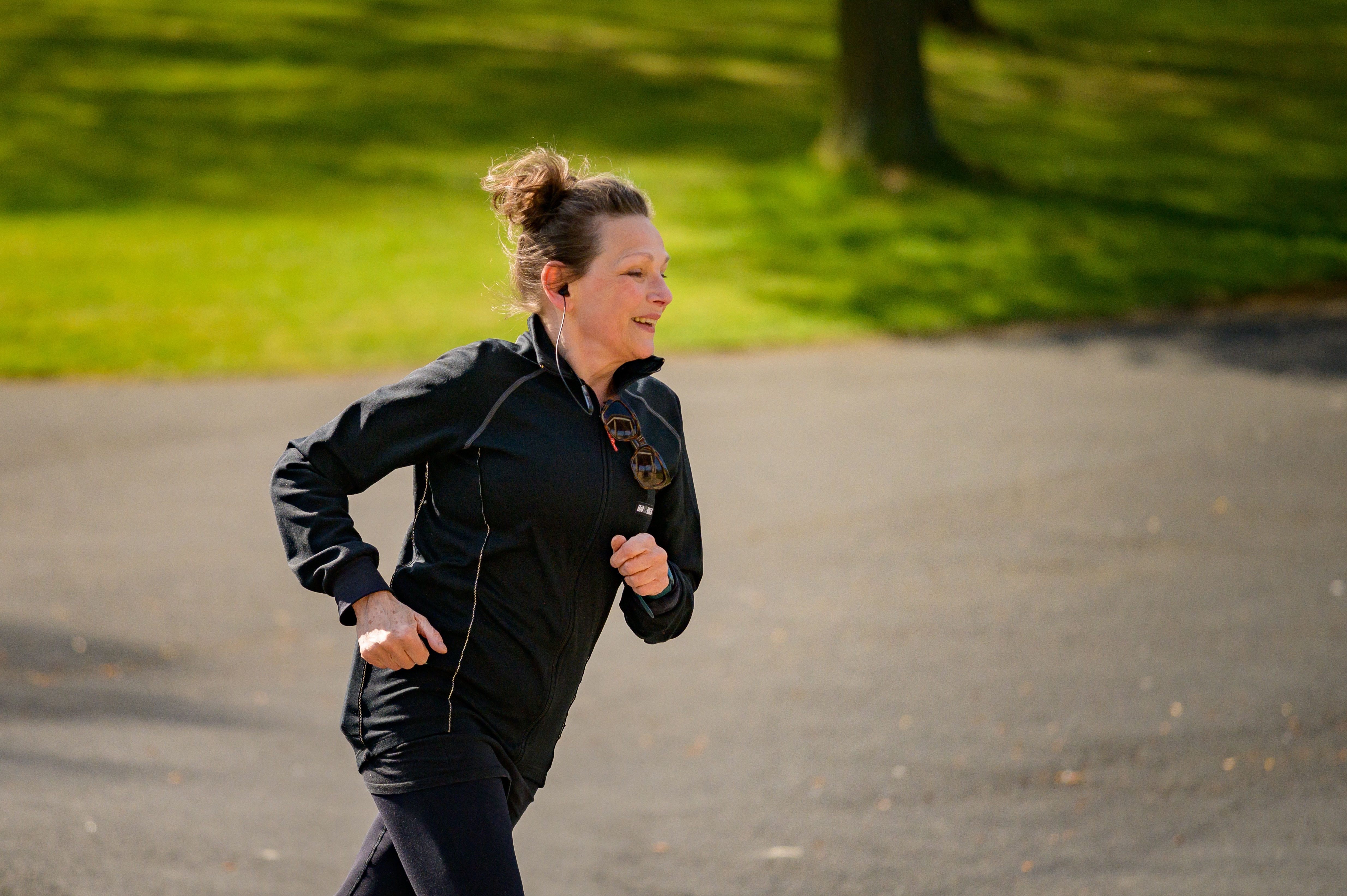 Running in the countryside