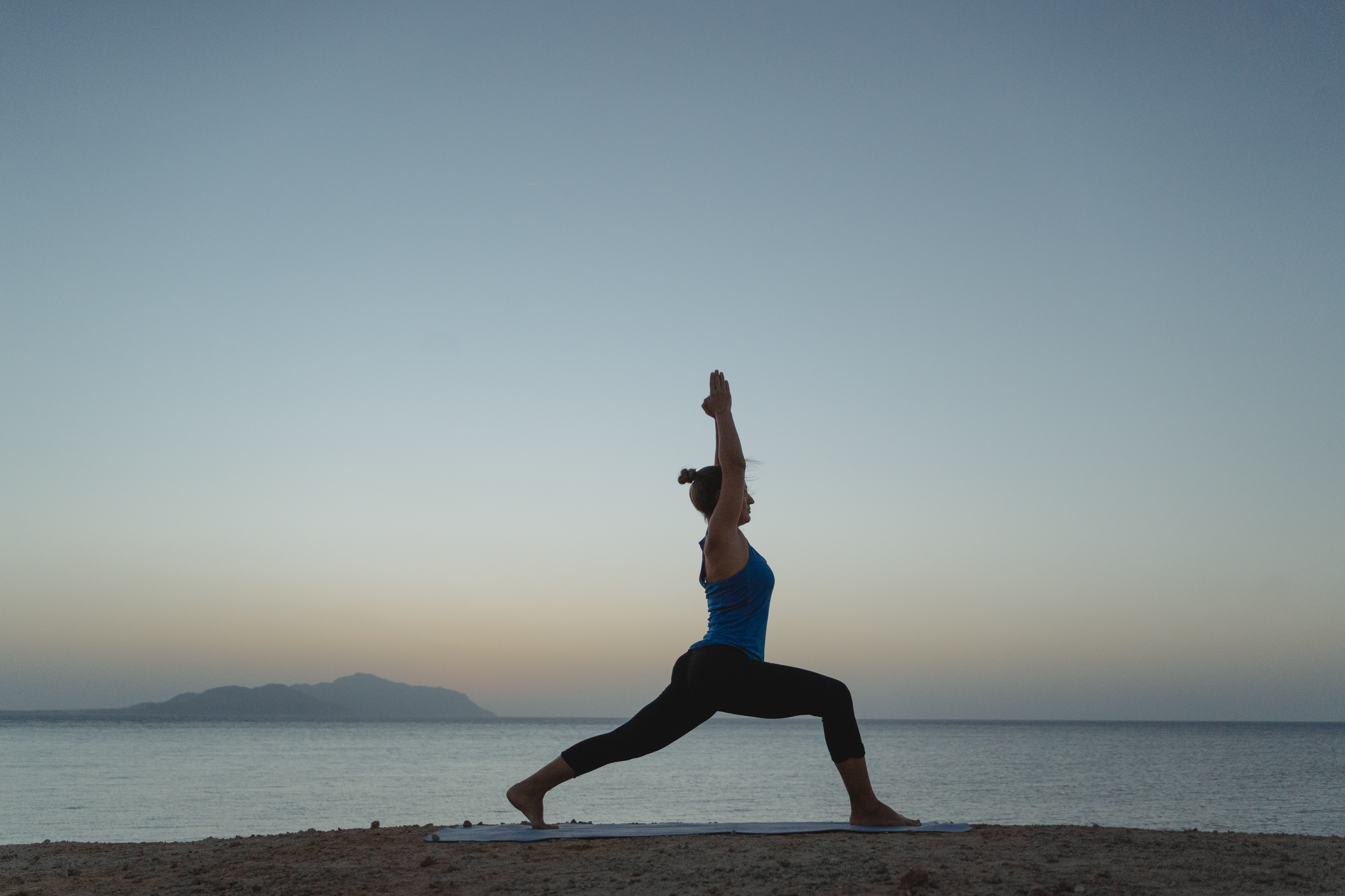 Yoga on the beach