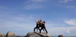 Beach Yoga on Embracing Change at Kamalaya