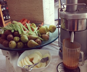 Healthy breakfast at Adler Thermae