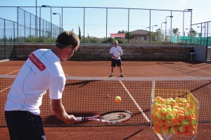 Tennis coaching at Aphrodite Hills