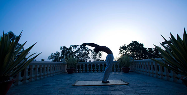 Ananda yoga terrace