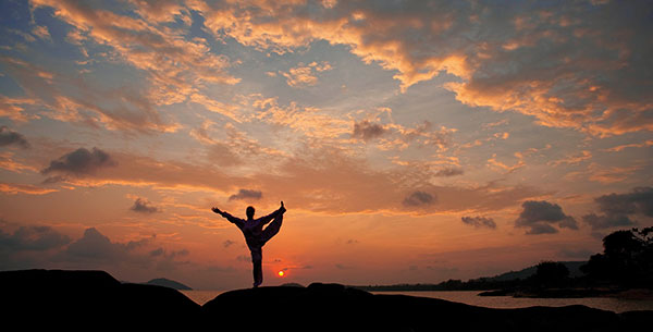 Kamalaya sunset yoga