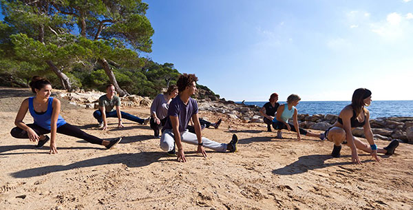 group stretch 38 degrees