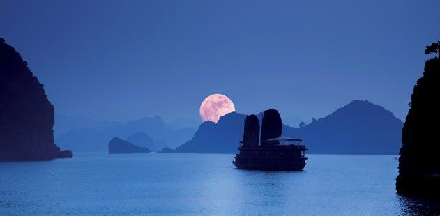 Vietnam Ha Long Bay Sunset Blog Header