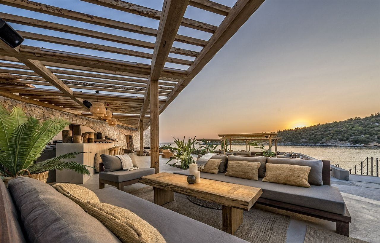 Six Senses Kaplankaya, with sunset 