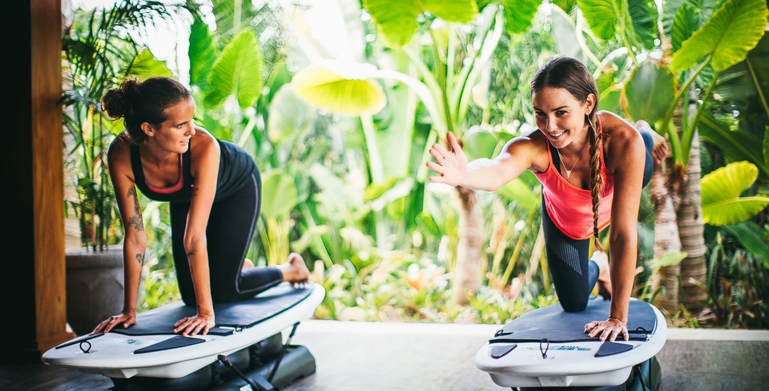 Women on Surfboard