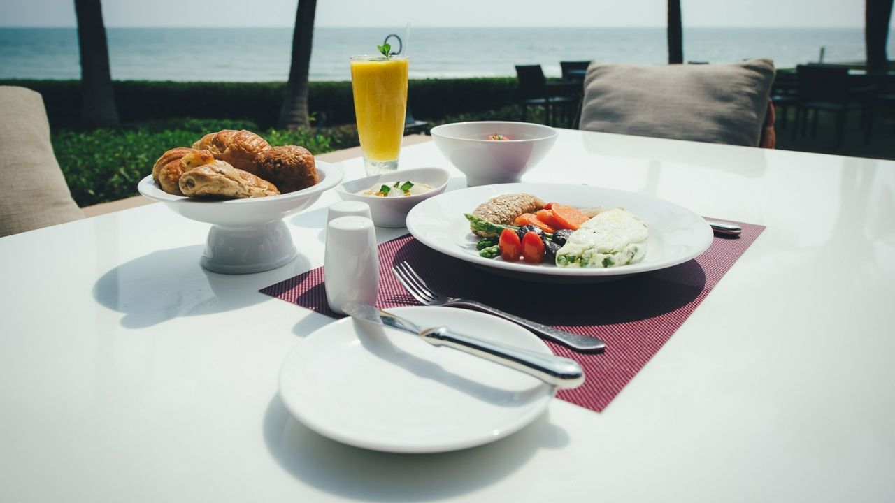 Healthy food on offer at the Barai Spa