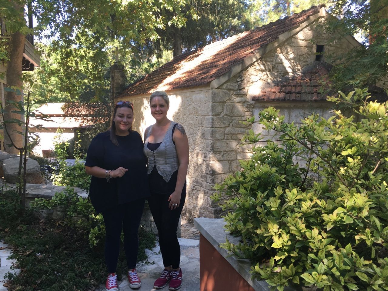 Rebecca at Ayii Anargyri