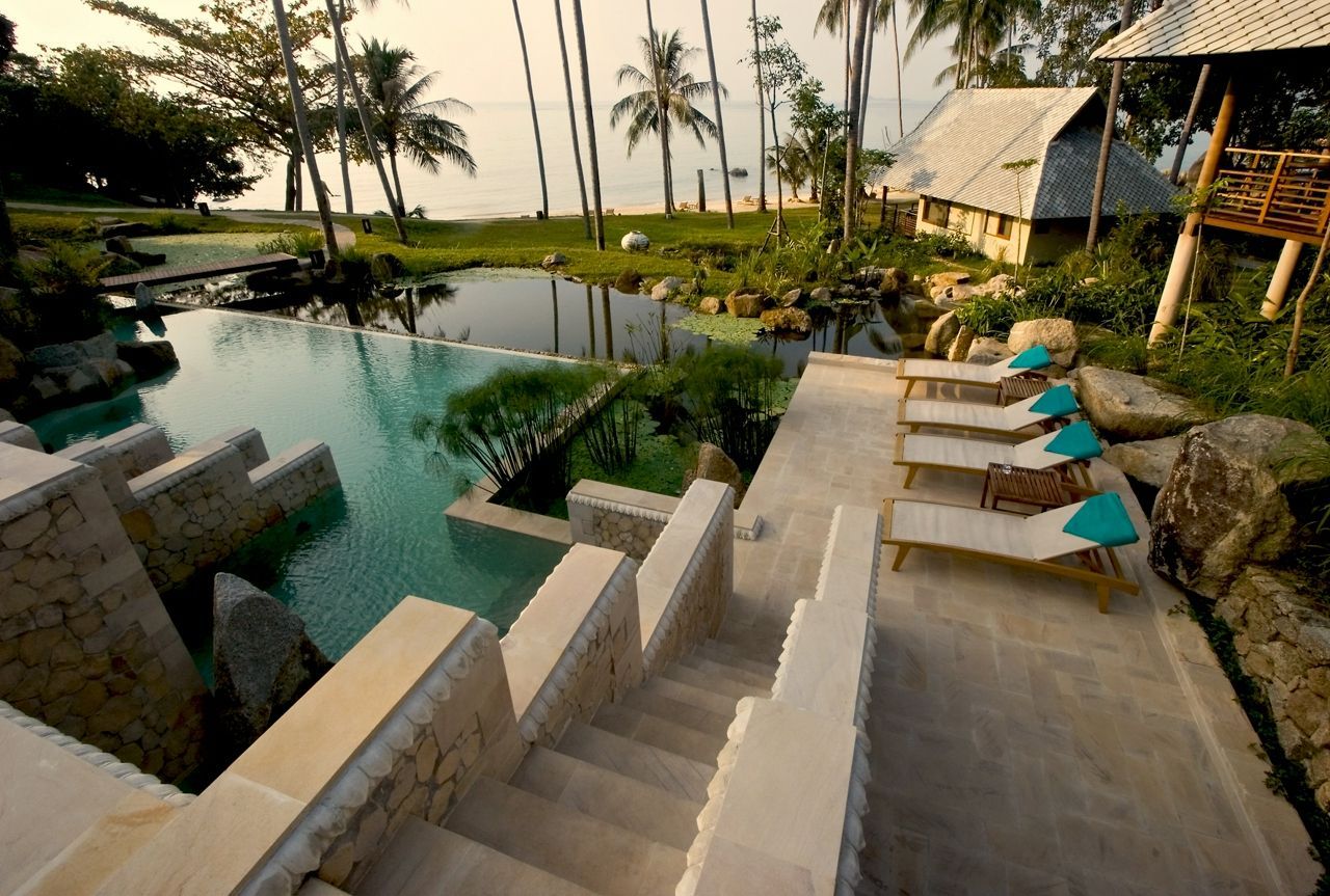 Kamalaya pool area