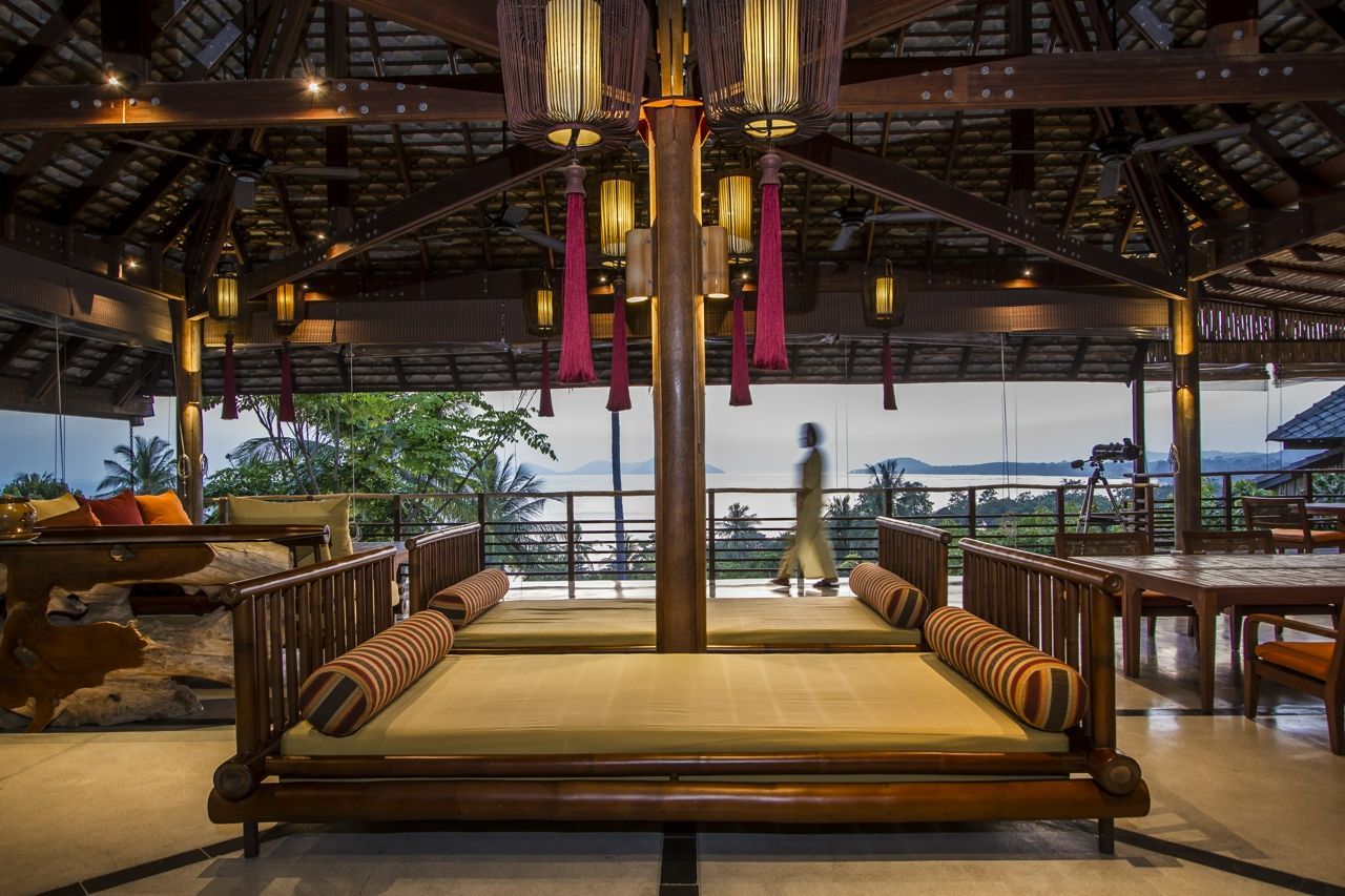 Inside the Kamalaya resort in Koh Samui, Thailand
