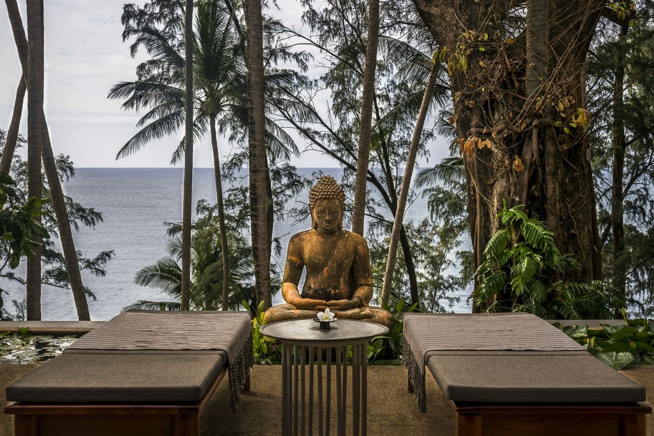 Buddha statue at Amanpuri