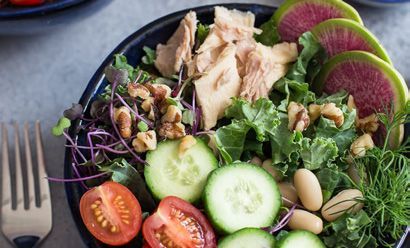 Tuna and Black-eyed Pea Bean Salad by Longevity Wellness