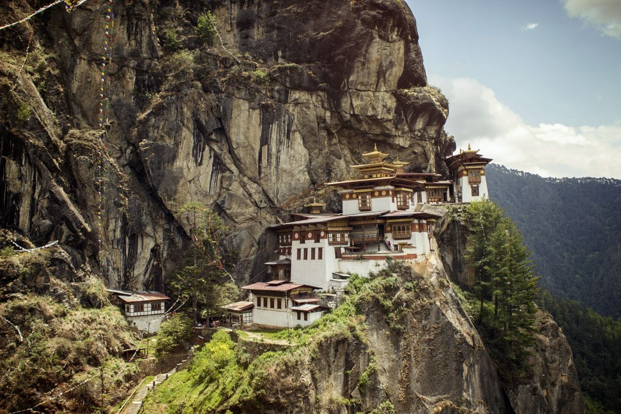 The Tiger's Nest Monastery in Bhutan