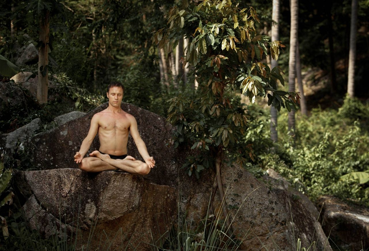 Meditation in Thai Jungle