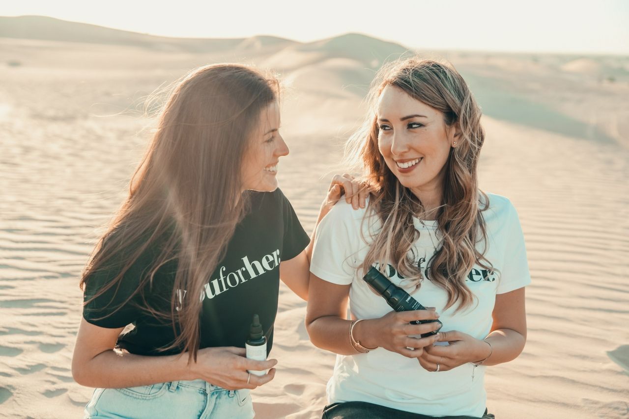 Hind El Aoufi and Jacqui Manoukian of Youforher