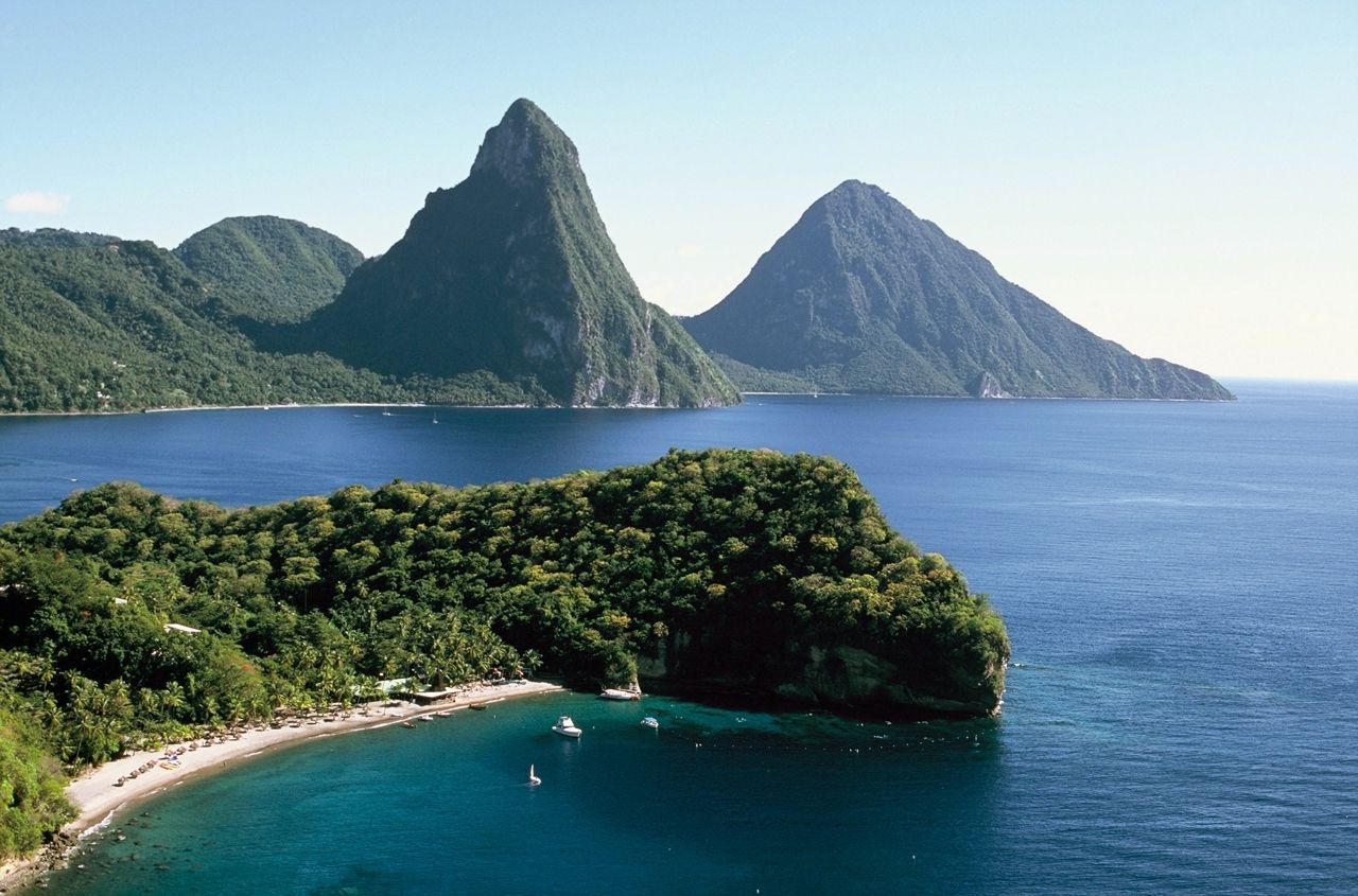 The Pitons of St Lucia