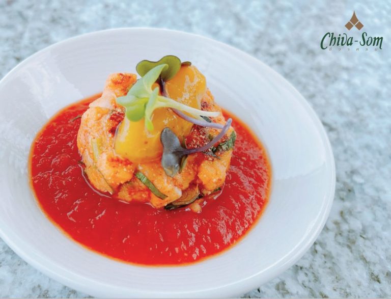 Salmon Fishcake by Chiva Som International Health Resort