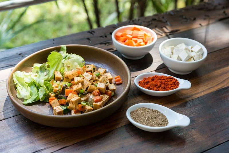 healthy nutrition on a stress management retreat