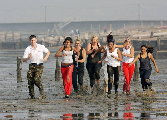 Group of women exercising at G.I. Jane Bootcamp