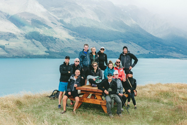 Group photo at Aro Ha