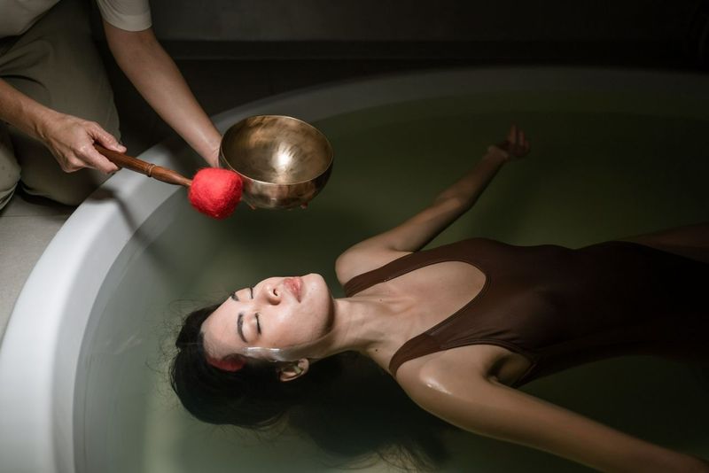 sound bathing at RAKxa Wellness and Medical Retreat