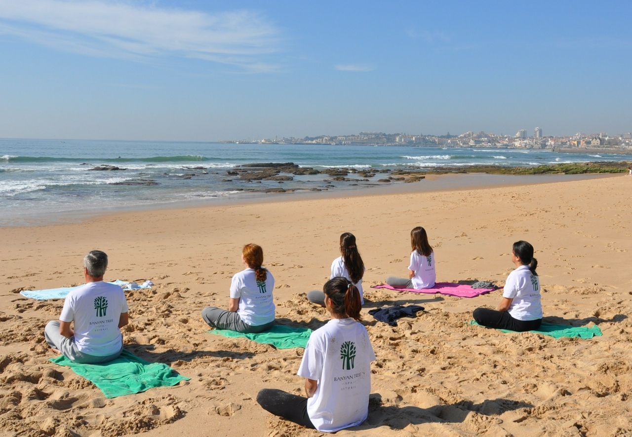 Beach meditation for self improvement
