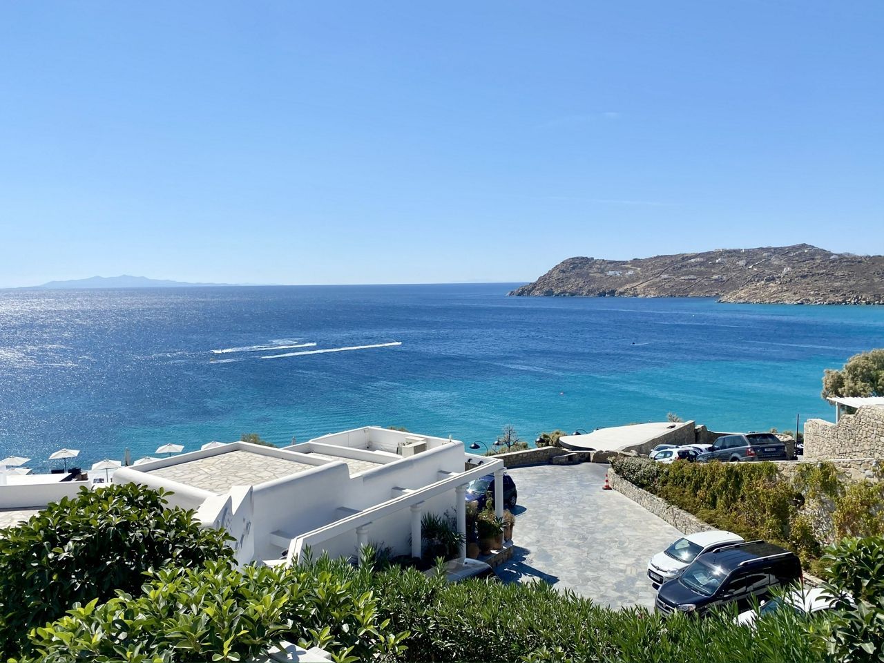 sea view at Workout Away Mykonos  - a bootcamp holiday retreat