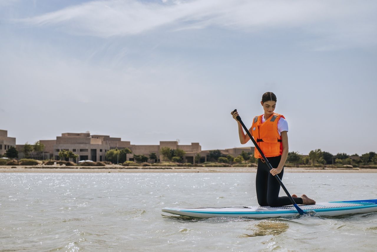 With paddleboarding on still waters, teenagers will have blast
