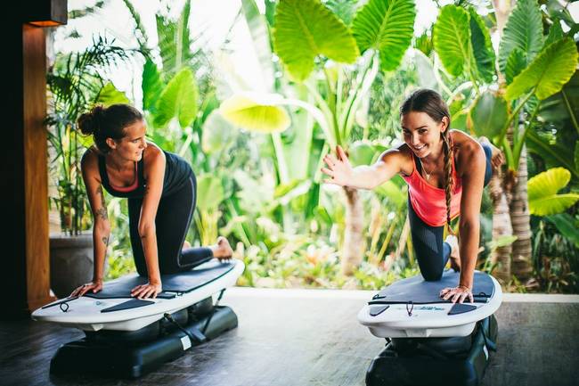 Women in Bali on a Fitness Retreat