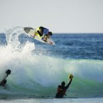 Surfing at Paradis Plage