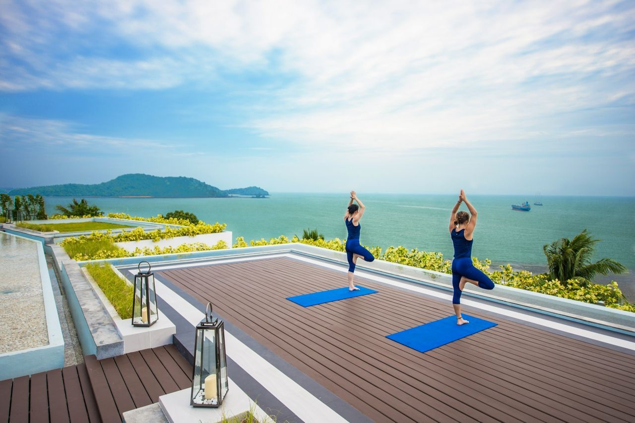 Yoga with Sea View at Amatara Wellness Resort