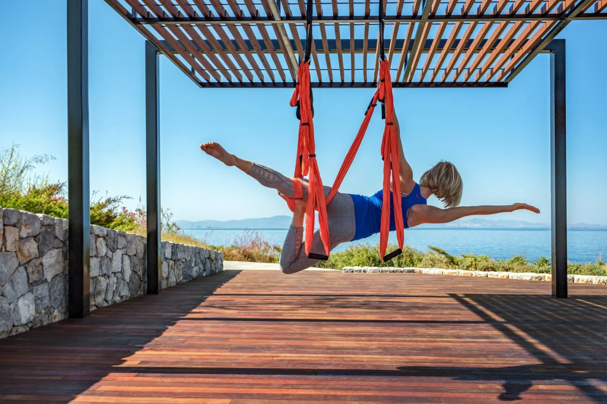 Aerial Yoga at Six Senses Kaplankaya