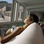 Guest lounging at Daios Cove