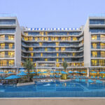 Exterior shot and pool of The Retreat Palm Dubai
