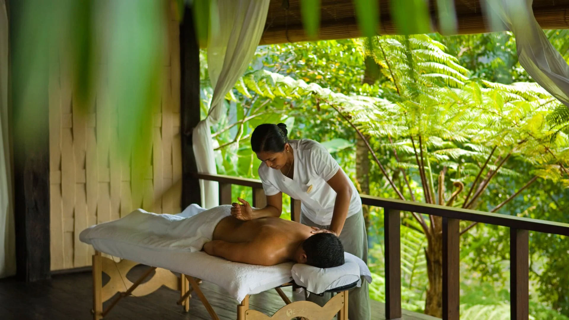 Spa treatment at COMO Shambhala Estate
