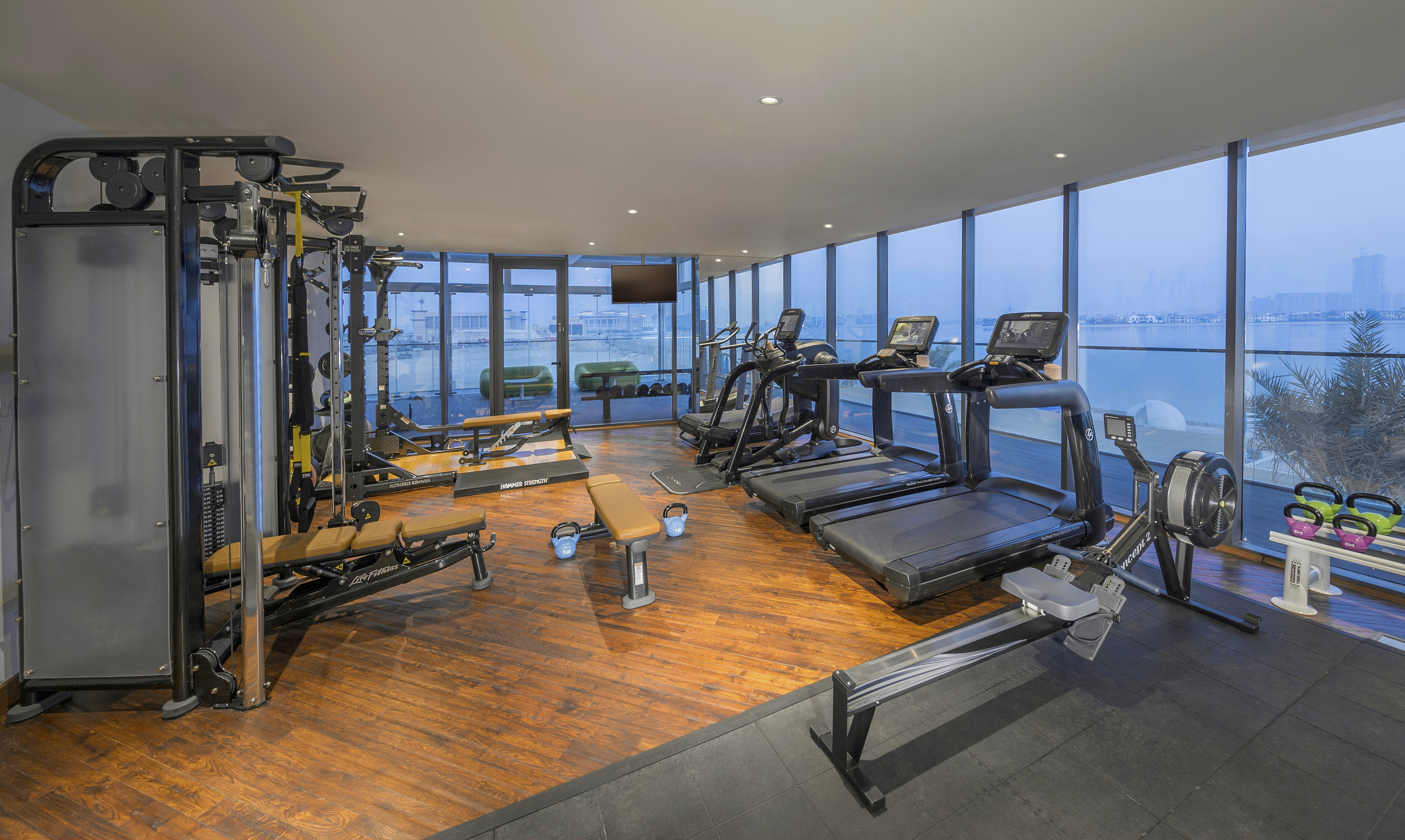 Gym guests will use at Reshape Get Fit & Toned at The Retreat Palm Dubai